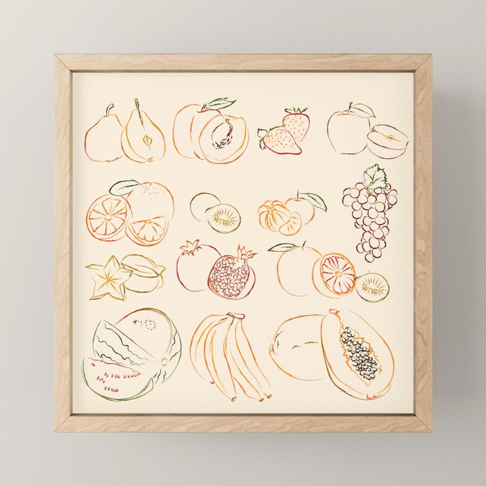 Fruits Mini Art Print Gallery Image 1