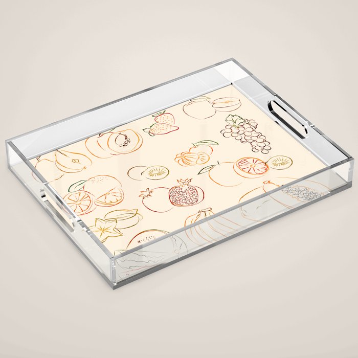 Fruits Acrylic Tray Gallery Image 1