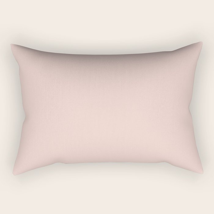 Blush - Solid Color Collection Rectangular Pillow Gallery Image 1