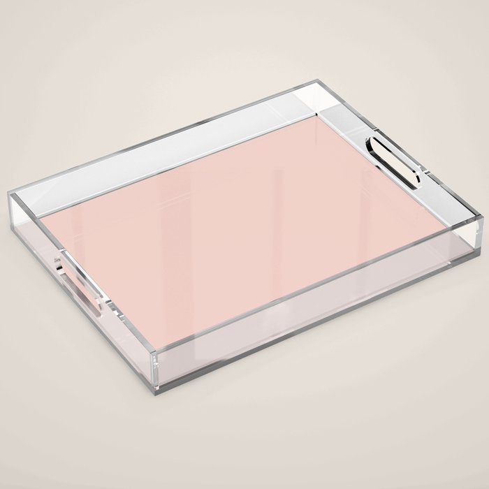 Blush - Solid Color Collection Acrylic Tray Gallery Image 1