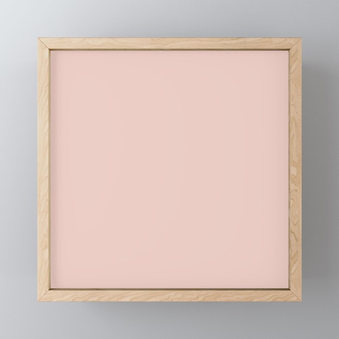 Blush - Solid Color Collection Mini Art Print Gallery Image 1