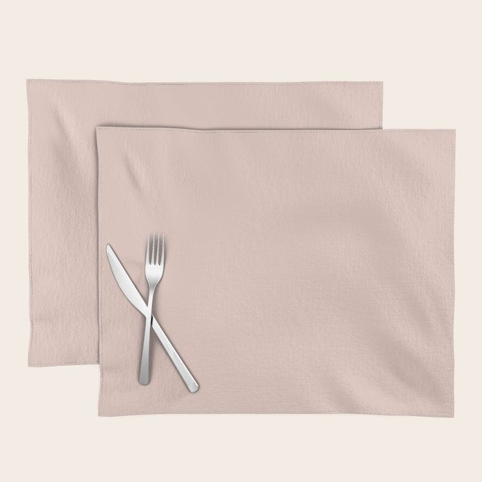 Blush - Solid Color Collection Placemat Gallery Image 1