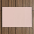 Blush - Solid Color Collection Outdoor Rug Gallery Image 1