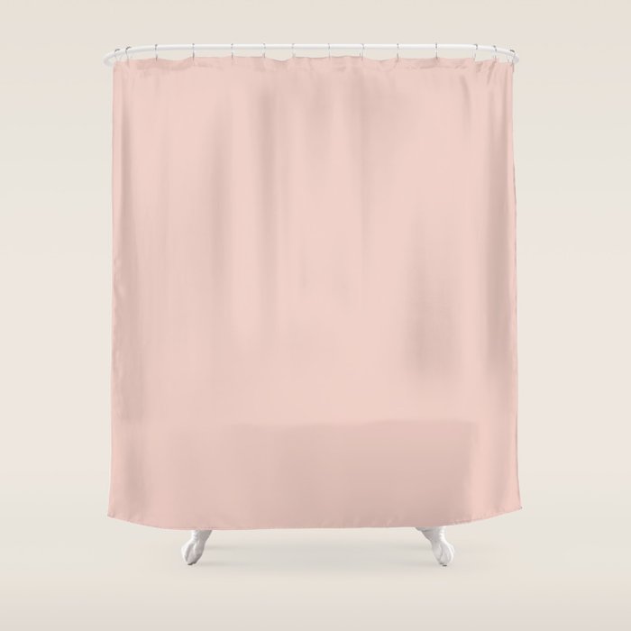 Blush - Solid Color Collection Shower Curtain Gallery Image 1