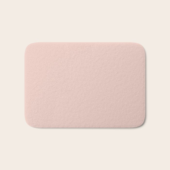 Blush - Solid Color Collection Bath Mat Gallery Image 1