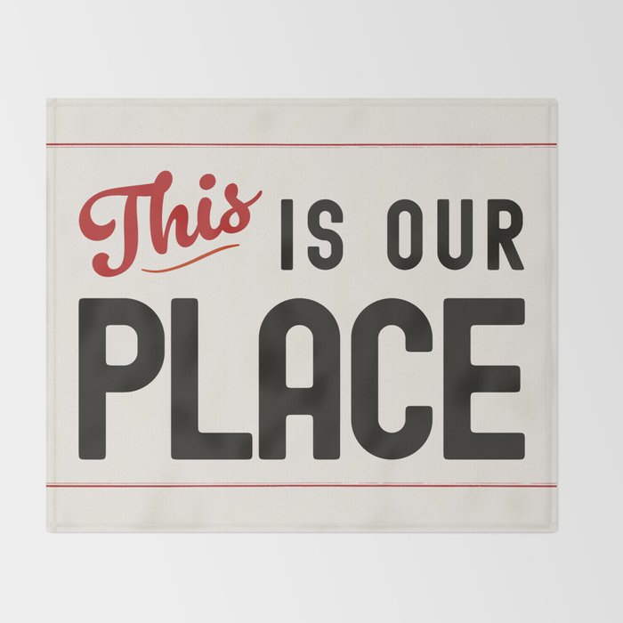 This is Our Place Throw Blanket Gallery Image 2