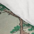 Spring Blossoms and Pond Ukiyo-e Japanese Art Comforter Gallery Image 4