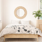Cheetah 15 Black and White Duvet Cover Gallery Image 3