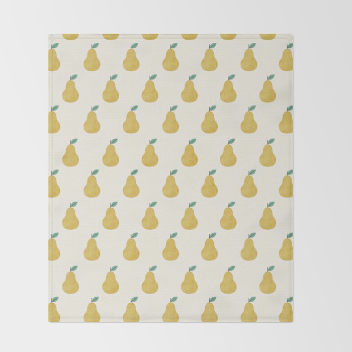 Pear my pear Throw Blanket Gallery Image 2