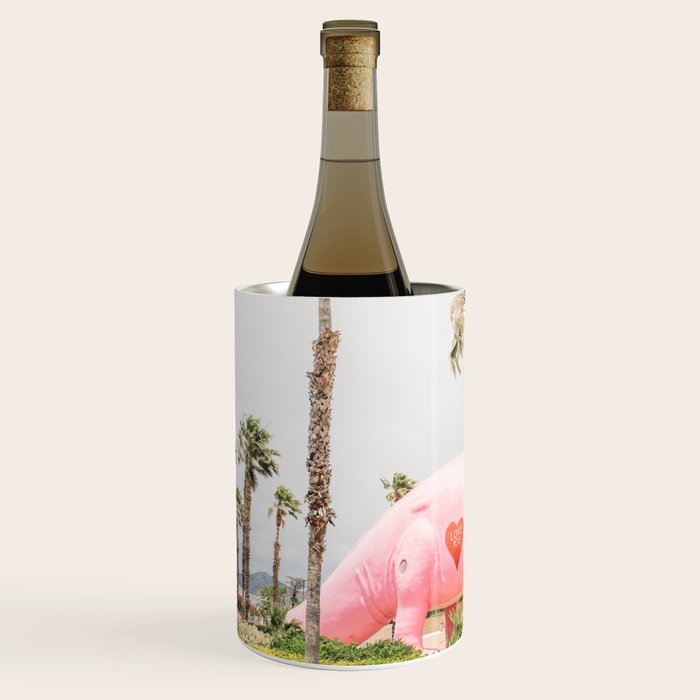 Pink Dinosaur | Cabazon Dinosaurs in Palm Springs California | Brontosaurus Love You Wine Chiller Gallery Image 2