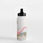 Pink Dinosaur | Cabazon Dinosaurs in Palm Springs California | Brontosaurus Love You Water Bottle Gallery Image 2