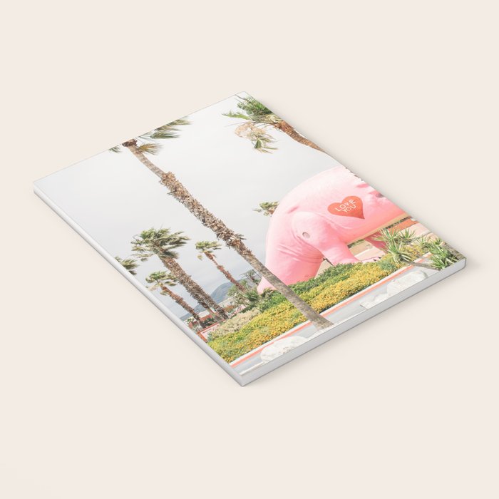 Pink Dinosaur | Cabazon Dinosaurs in Palm Springs California | Brontosaurus Love You Notebook Gallery Image 3