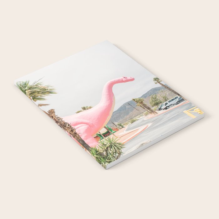 Pink Dinosaur | Cabazon Dinosaurs in Palm Springs California | Brontosaurus Love You Notebook Gallery Image 1