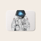 the astronaut Bath Mat Gallery Image 1