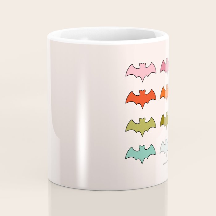 Rainbow Bats Coffee Mug Gallery Image 4