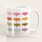 Rainbow Bats Coffee Mug Gallery Image 1