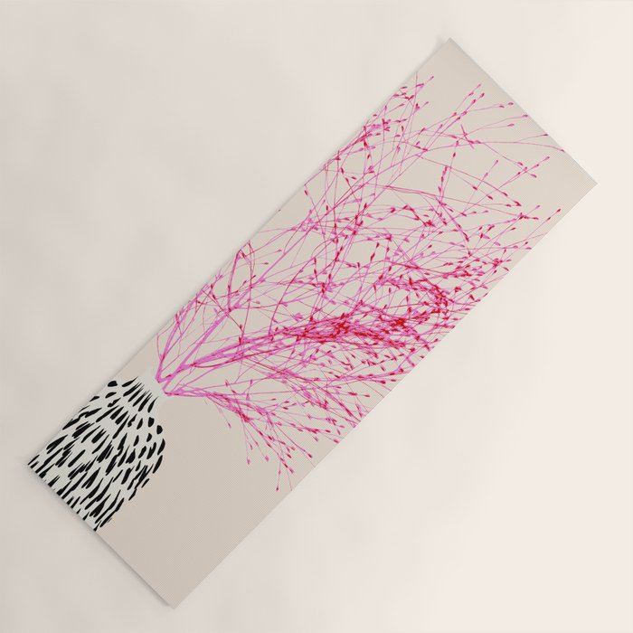 Plant based happyness Millet still life Yoga Mat Gallery Image 1