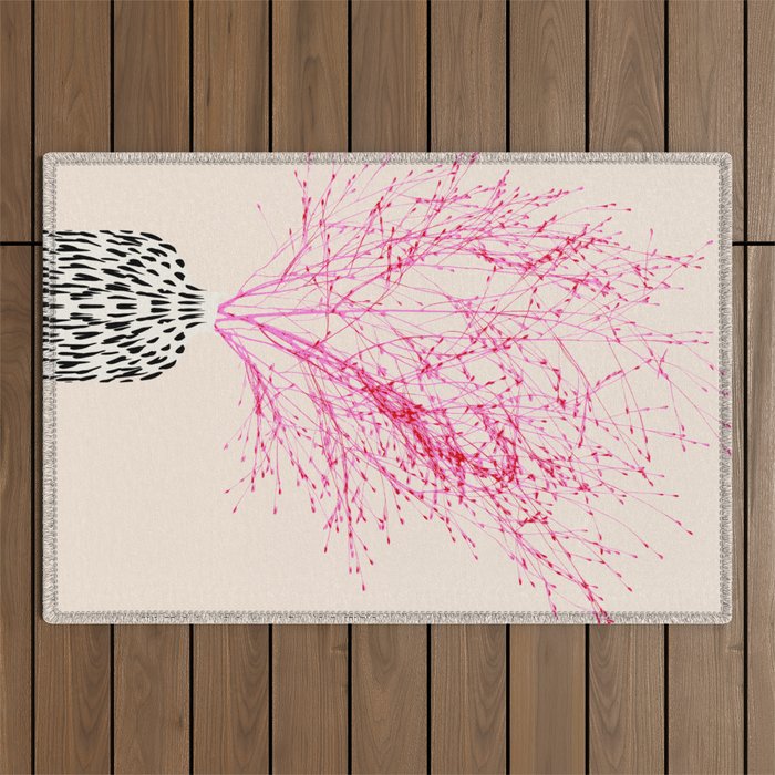 Plant based happyness Millet still life Outdoor Rug Gallery Image 1