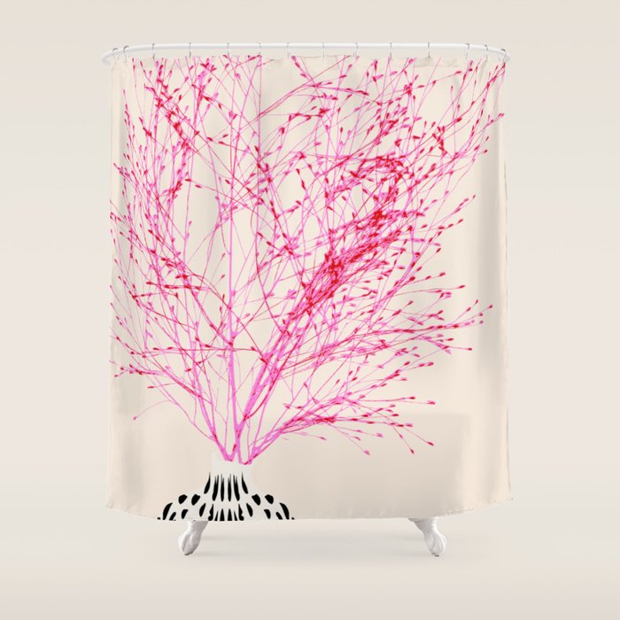 Plant based happyness Millet still life Shower Curtain Gallery Image 1