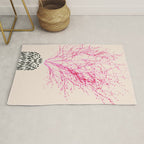 Plant based happyness Millet still life Rug Gallery Image 1