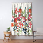Beautiful Flowers Window Curtain Gallery Image 5