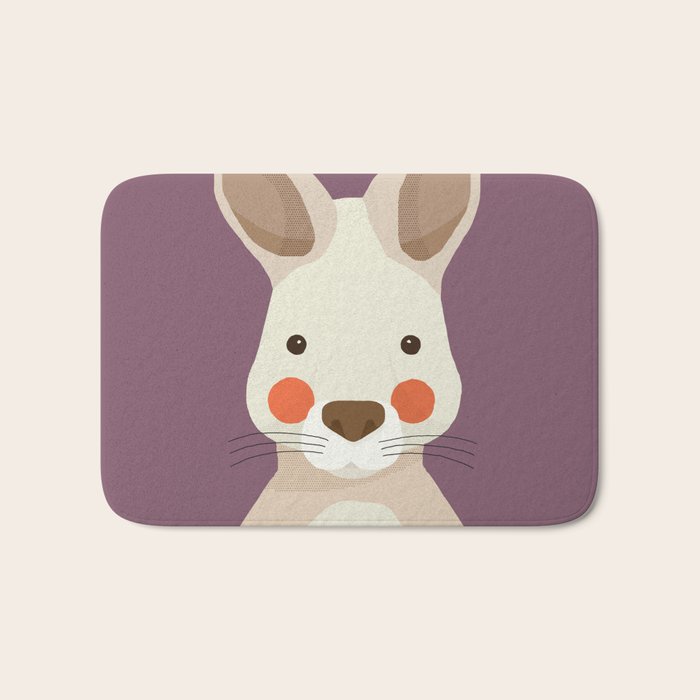 Kangaroo, Animal Portrait Bath Mat Gallery Image 1