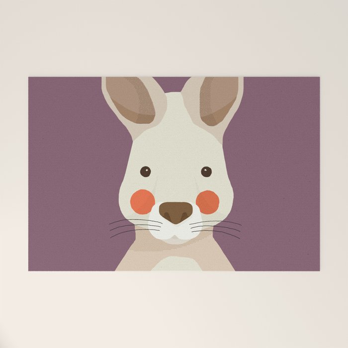 Kangaroo, Animal Portrait Welcome Mat Gallery Image 1