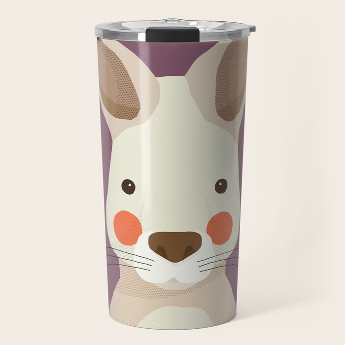 Kangaroo, Animal Portrait Travel Mug Gallery Image 1