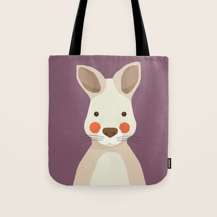 Kangaroo, Animal Portrait Tote Bag Gallery Image 1