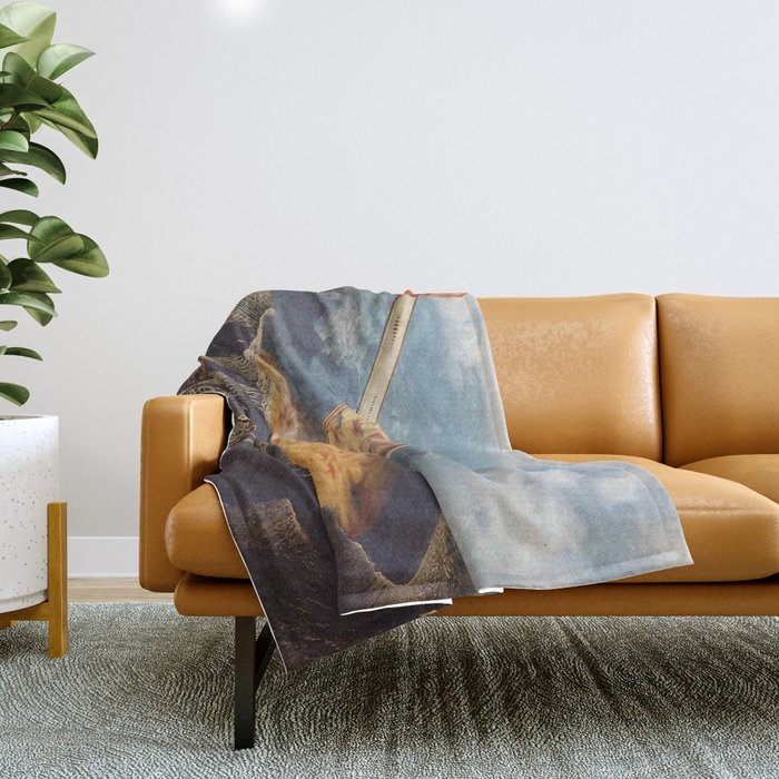 Volcano Noodle Soup Throw Blanket Gallery Image 1