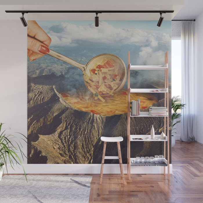 Volcano Noodle Soup Wall Mural Gallery Image 1