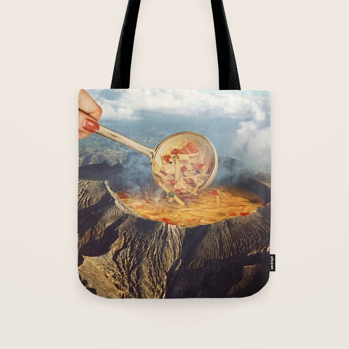 Volcano Noodle Soup Tote Bag Gallery Image 1