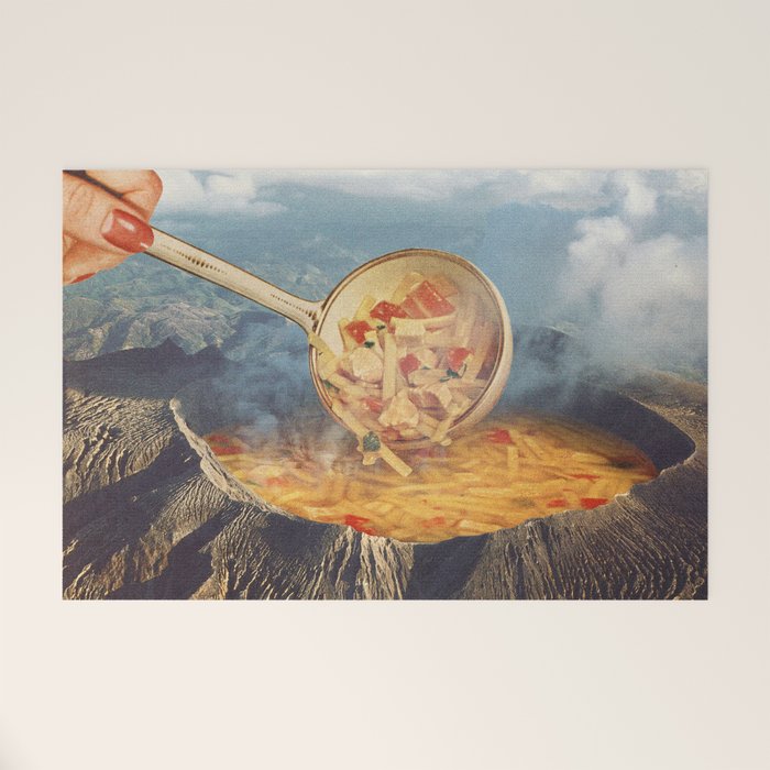 Volcano Noodle Soup Welcome Mat Gallery Image 1