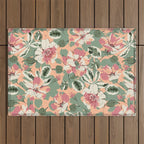 Modern tropical garden PFG2 Outdoor Rug Gallery Image 1