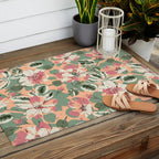 Modern tropical garden PFG2 Outdoor Rug Gallery Image 2