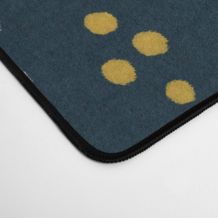 Butterfly Symmetry - Teal Palette Desk Mat Gallery Image 4