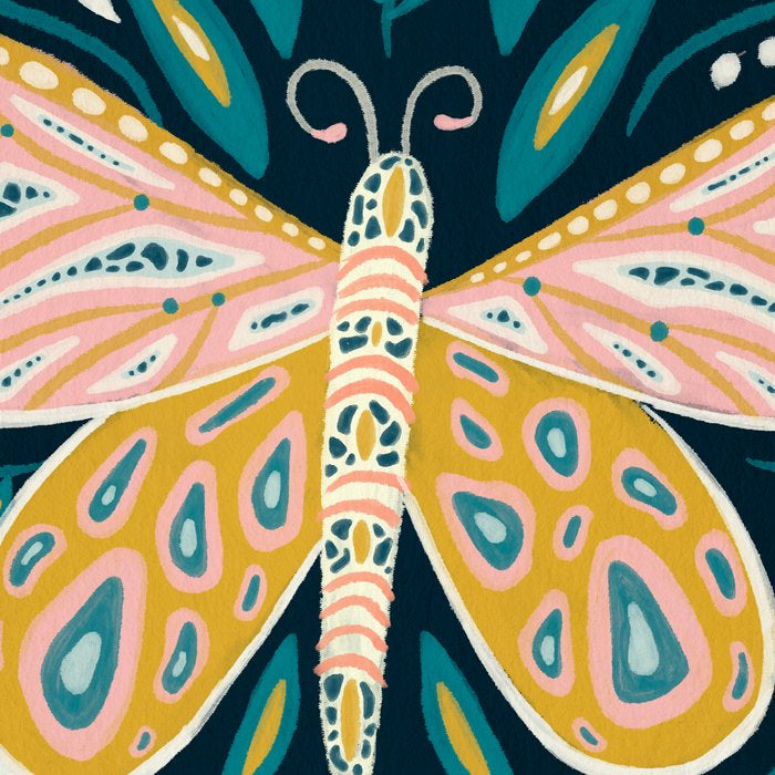 Butterfly Symmetry - Teal Palette Coffee Mug Gallery Image 2