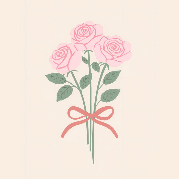 Vintage Pink Rose Bouquets with Ribbon Bows on Cream Coffee Mug Gallery Image 2