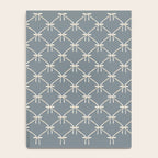Bows & Ribbons Pattern LXI Neutral Grey Notebook Gallery Image 4