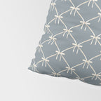 Bows & Ribbons Pattern LXI Neutral Grey Pillow Sham Gallery Image 4