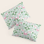 Pink Ivy Pillow Sham Gallery Image 3