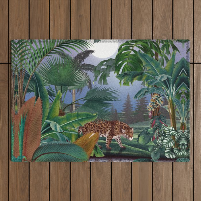 Leopard Jungle Outdoor Rug Gallery Image 1
