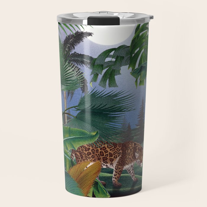 Leopard Jungle Travel Mug Gallery Image 1