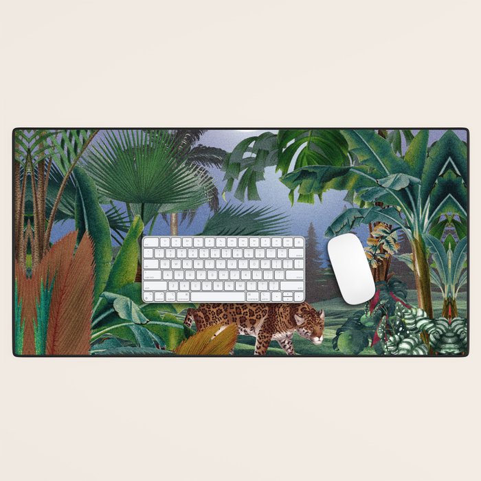 Leopard Jungle Desk Mat Gallery Image 1
