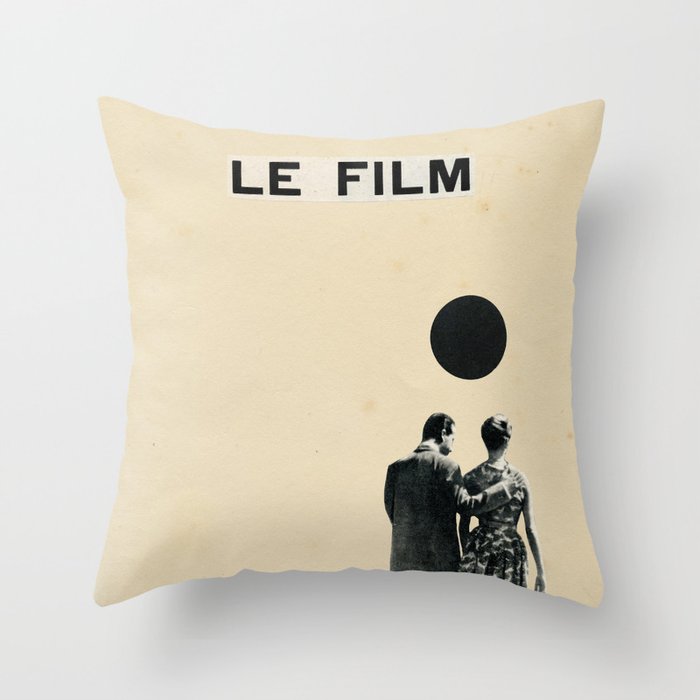 Le Film Throw Pillow Gallery Image 6