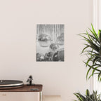 Disco Balls | Glitter Party Photo Art Print | Black & White 70s Sparkle Photography Poster Gallery Image 2