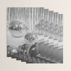 Disco Balls | Glitter Party Photo Art Print | Black & White 70s Sparkle Photography Wrapping Paper Gallery Image 3