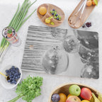 Disco Balls | Glitter Party Photo Art Print | Black & White 70s Sparkle Photography Cutting Board Gallery Image 2