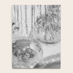 Disco Balls | Glitter Party Photo Art Print | Black & White 70s Sparkle Photography Notebook Gallery Image 4