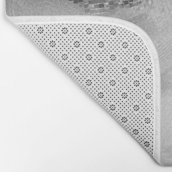 Disco Balls | Glitter Party Photo Art Print | Black & White 70s Sparkle Photography Bath Mat Gallery Image 2